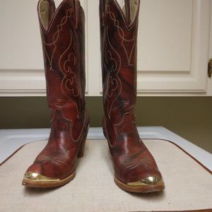 Vintage ACME Oxblood Boots